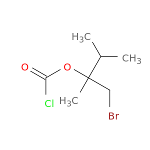Carbonochloridic acid, 1-(bromomethyl)-1,2-dimethylpropyl ester