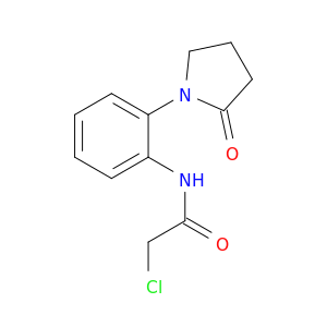 2-Chloro-N-[2-(2-oxopyrrolidin-1-yl)phenyl]acetamide