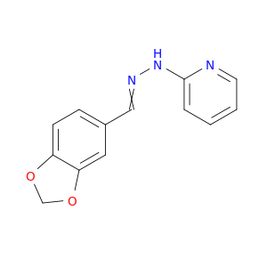 1,3-Benzodioxole-5-carboxaldehyde,2-(2-pyridinyl)hydrazone