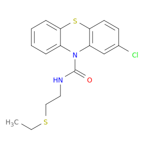 2-CHLORO-N-(2-(ETHYLTHIO)ETHYL)-10H-PHENOTHIAZINE-10-CARBOXAMIDE