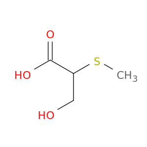 Propanoic acid, 3-hydroxy-2-(methylthio)-