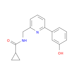 Cyclopropanecarboxamide, N-[[6-(3-hydroxyphenyl)-2-pyridinyl]methyl]-