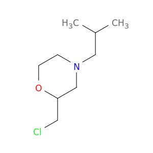 2-(chloromethyl)-4-(2-methylpropyl)morpholine