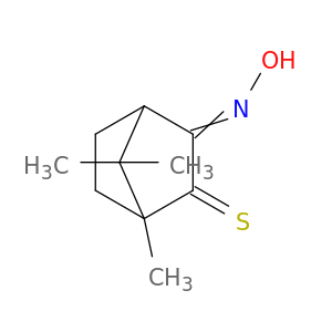 Bicyclo[2.2.1]heptan-2-one, 4,7,7-trimethyl-3-thioxo-, oxime