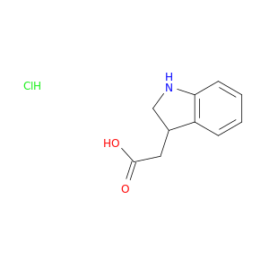 2-(2,3-dihydro-1H-indol-3-yl)acetic acid hydrochloride