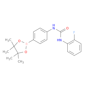 N-(2-氟苯基)-N'-[4-(4,4,5,5-四甲基-1,3,2-二氧硼杂环戊烷-2-基)苯基]脲