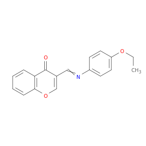 4H-1-Benzopyran-4-one, 3-[[(4-ethoxyphenyl)imino]methyl]-