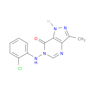 6-((2-Chlorophenyl)amino)-3-methyl-1,6-dihydro-7H-pyrazolo(4,3-d)pyrimidin-7-one