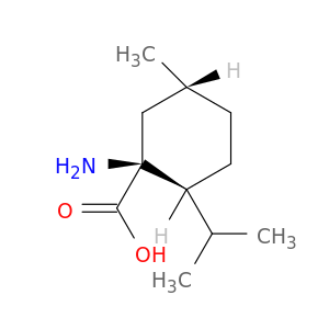 Cyclohexanecarboxylicacid, 1-amino-5-methyl-2-(1-methylethyl)-, (1S,2S,5R)-