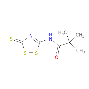 Propanamide, 2,2-dimethyl-N-(3-thioxo-3H-1,2,4-dithiazol-5-yl)-
