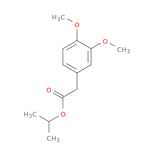 Benzeneacetic acid, 3,4-dimethoxy-, 1-methylethyl ester