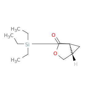 3-Oxabicyclo[3.1.0]hexan-2-one, 1-(triethylsilyl)-, (1S,5R)-