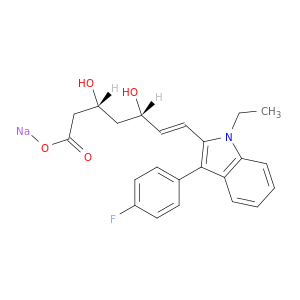 Fluvastatin N-Ethyl Sodium Salt (Fluvastatin Impurity)