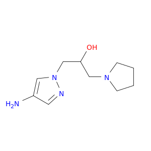 1-(4-Amino-1H-pyrazol-1-yl)-3-(pyrrolidin-1-yl)propan-2-ol