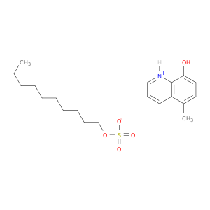 硫酸,单癸基酯,Compd。用5-甲基-8-喹啉醇(1：1)