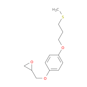 Oxirane, [[4-[3-(methylthio)propoxy]phenoxy]methyl]-