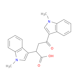 2,4-bis(1-methyl-1h-indol-3-yl)-4-oxobutanoic acid
