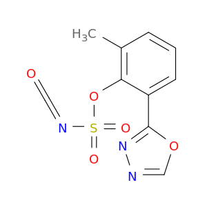 Isocyanatosulfuric acid, 2-methyl-6-(1,3,4-oxadiazol-2-yl)phenyl ester