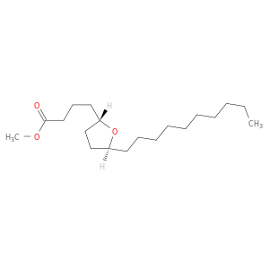 2-Furanbutanoic acid, 5-decyltetrahydro-, methyl ester, trans-