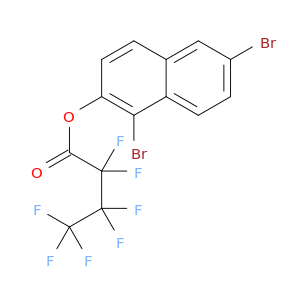 1,6-dibromonaphthalen-2-yl heptafluorobutanoate