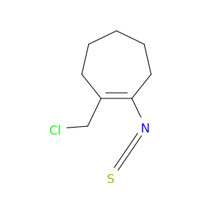 Cycloheptene, 1-(chloromethyl)-2-isothiocyanato-