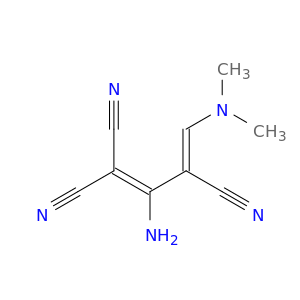 1,3-Butadiene-1,1,3-tricarbonitrile, 2-amino-4-(dimethylamino)-