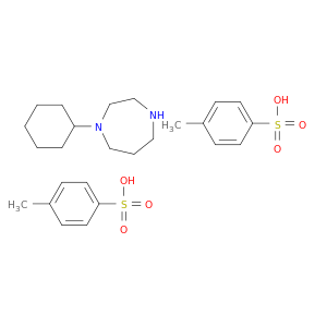 1-Cyclohexyl-1,4-diazepane bis(4-methylbenzenesulfonate)