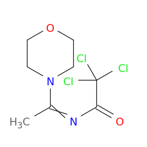 Acetamide, 2,2,2-trichloro-N-[1-(4-morpholinyl)ethylidene]-