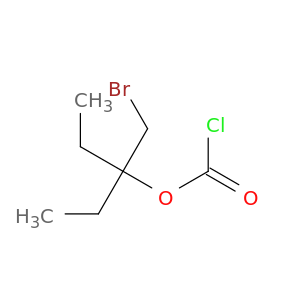 Carbonochloridic acid, 1-(bromomethyl)-1-ethylpropyl ester
