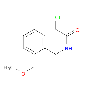 2-Chloro-N-{[2-(methoxymethyl)phenyl]methyl}acetamide