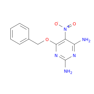 2,4-Pyrimidinediamine, 5-nitro-6-(phenylmethoxy)-