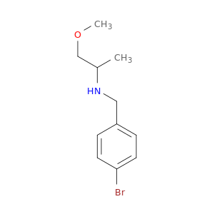 (4-BROMOBENZYL)(2-METHOXY-1-METHYLETHYL)AMINE