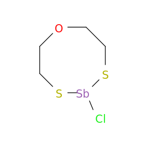 1,4,6,5-Oxadithiastibocane, 5-chloro-