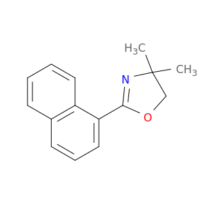 Oxazole, 4,5-dihydro-4,4-dimethyl-2-(1-naphthalenyl)-