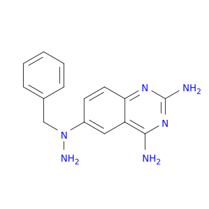 2,4-Quinazolinediamine, 6-[1-(phenylmethyl)hydrazino]-