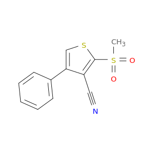3-Thiophenecarbonitrile,2-(methylsulfonyl)-4-phenyl-
