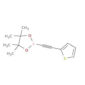 4,4,5,5-四甲基-2-[2-(2-噻吩基)乙炔基]-1,3,2-二氧硼杂环戊烷