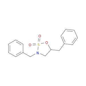 1,2,3-Oxathiazolidine, 3,5-bis(phenylmethyl)-, 2,2-dioxide