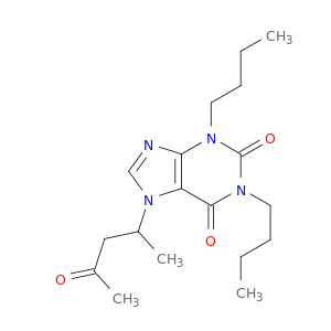 1H-Purine-2,6-dione, 1,3-dibutyl-3,7-dihydro-7-(1-methyl-3-oxobutyl)-