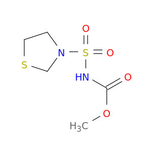 Carbamic acid, (3-thiazolidinylsulfonyl)-, methyl ester