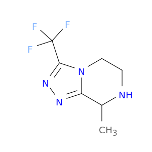 8-甲基-3-(三氟甲基)-5,6,7,8-四氢-[1,2,4]三唑并[4,3-a]吡嗪