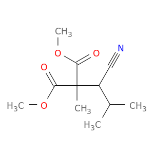 Propanedioic acid, (1-cyano-2-methylpropyl)methyl-, dimethyl ester