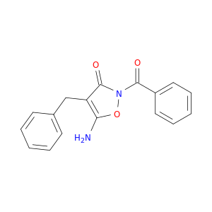 5-amino-2-benzoyl-4-benzyl-1,2-oxazol-3(2h)-one