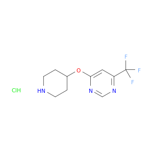 Pyrimidine, 4-(4-piperidinyloxy)-6-(trifluoromethyl)-, hydrochloride