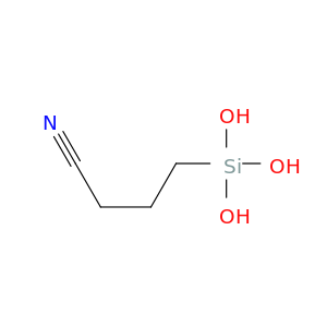 Butanenitrile, 4-(trihydroxysilyl)-