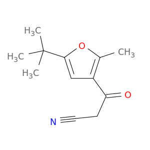 3-[5-叔丁基-2-甲基-3-呋喃]-3-氧丙腈
