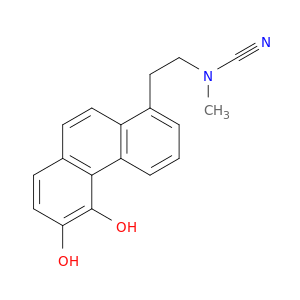 Cyanamide,[2-(5,6-dihydroxy-1-phenanthryl)ethyl]methyl- (8CI)
