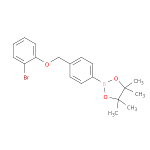 4-(2-溴苯氧基甲基)苯基硼酸频那醇酯