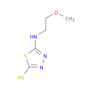 5-[(2-甲氧基乙基)氨基]-1,3,4-噻二唑-2(3H)-硫酮