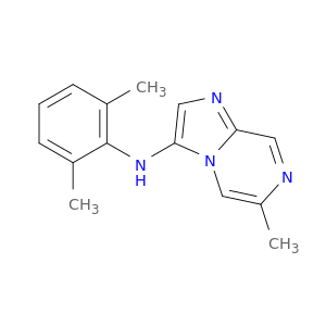 Imidazo[1,2-a]pyrazin-3-amine, N-(2,6-dimethylphenyl)-6-methyl-